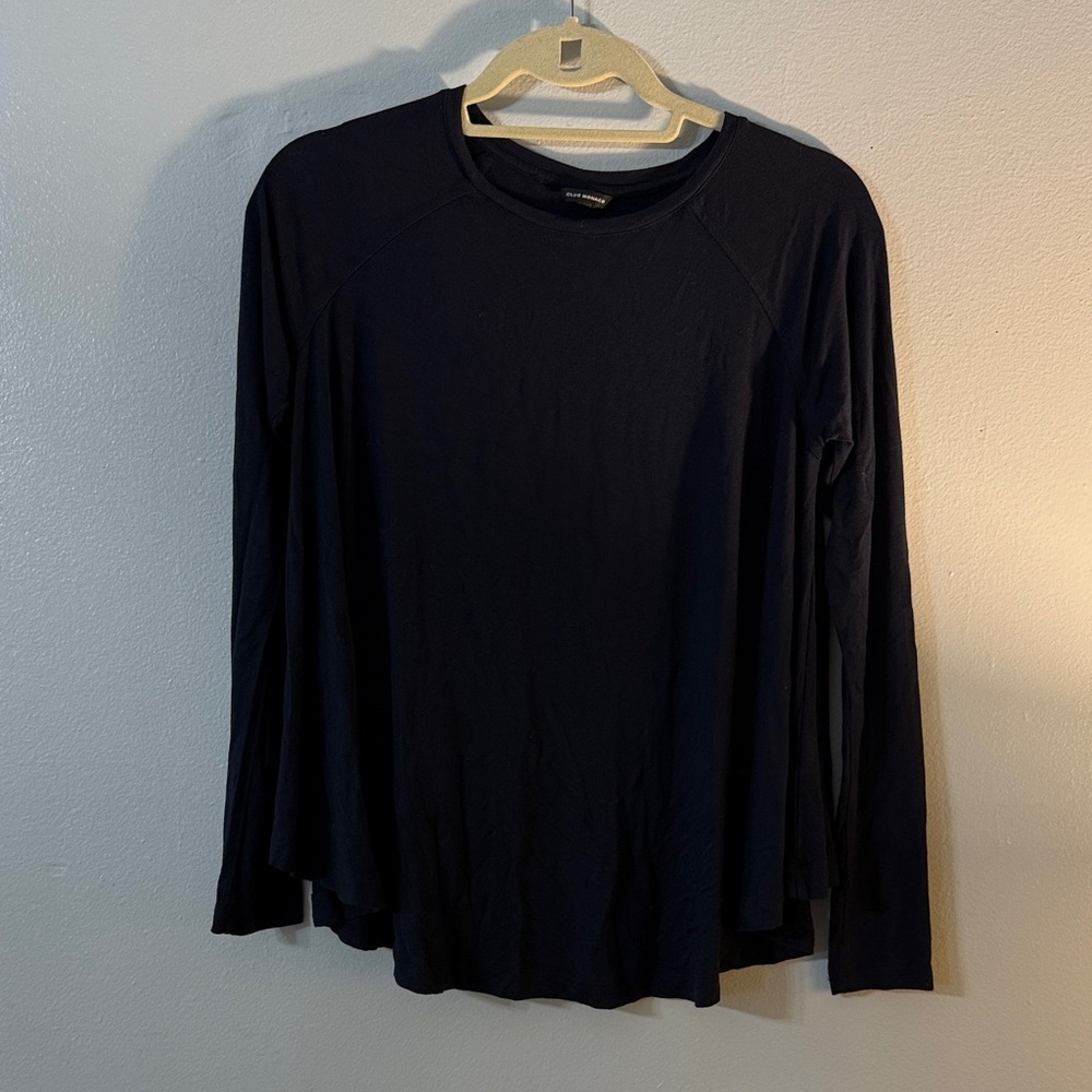 Club Monaco Navy Long Sleeve Top